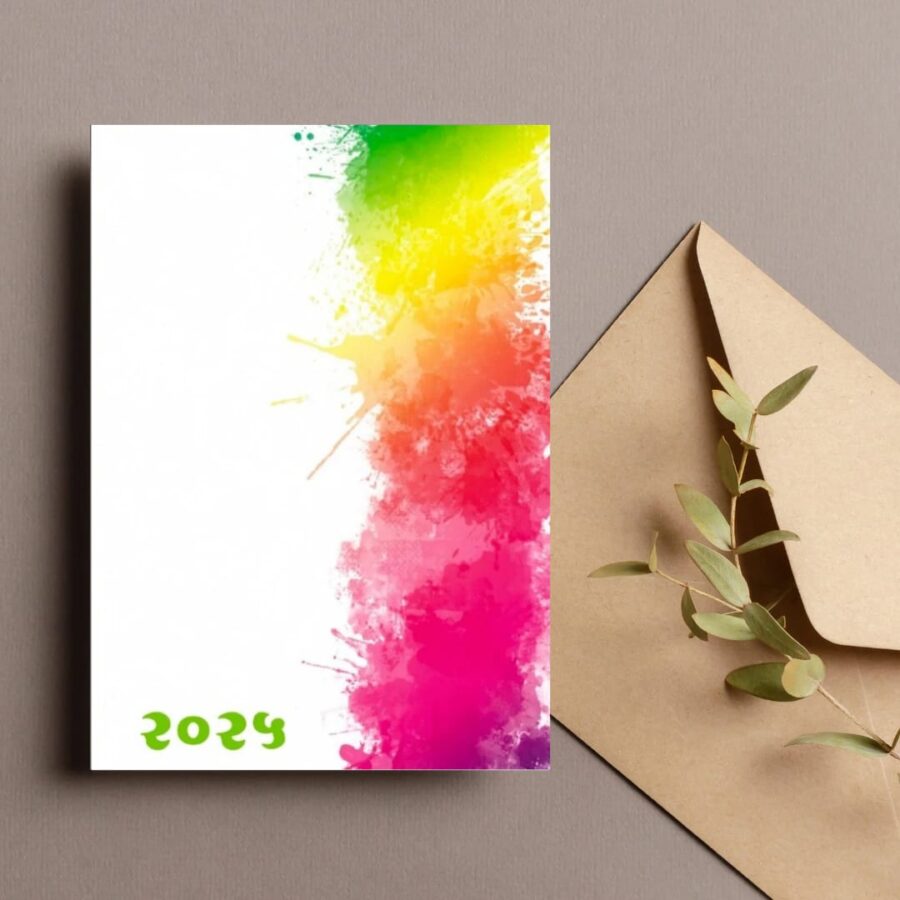 Marathi Daily Planner- White Abstract